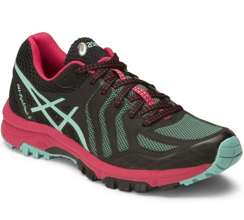 Asics Women's GEL-FujiAttack 5 Black/Blue-2